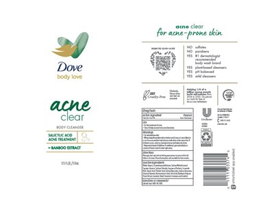 Dove Acne Clear Body Cleanser (Dove Acne Clear Body Cleanser)